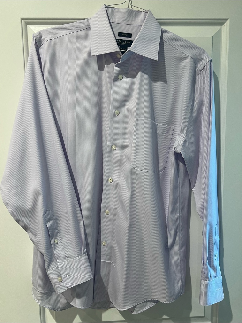 Pronto Uomo Light Lavender Dress Shirt - Classic Point Collar